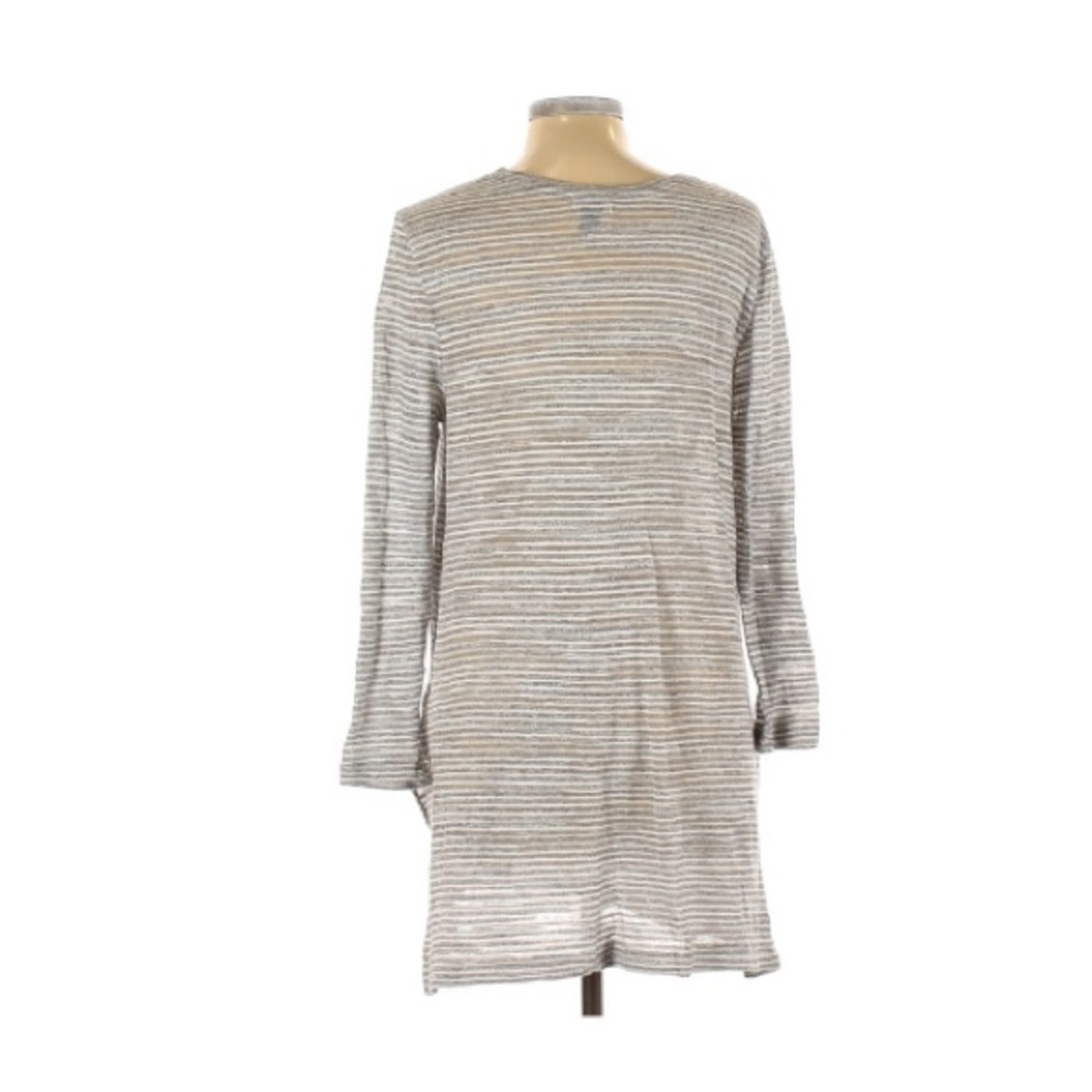 Old Navy | Gray Sheer Dress Top Side Slits Large